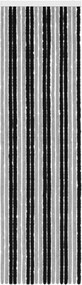 vidaXL Κουρτίνα εντόμων Chenille Γκρι και Μαύρο 56 x 200 cm 100% PP