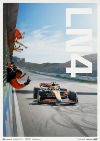 Εκτύπωση τέχνης McLaren Formula 1 Team - Lando Norris - Zandvoort 2024 Victory