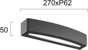 Απλίκα τοίχου Viokef Rio-Ανθρακί