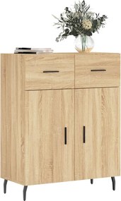 vidaXL Ντουλάπι Sonoma Δρυς 69,5 x 34 x 90 εκ. από Επεξεργασμένο Ξύλο