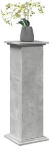vidaXL Βάση Οθόνης με Αποθ. Γκρι Σκυρ. 31x30x90 εκ. Επεξεργασμένο Ξύλο