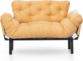 2-Seat Sofa-Bed Nitta - Mustard Mustard