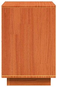 vidaXL Κομοδίνο Καφέ κεριού 60 x 34 x 51 εκ. Μασίφ ξύλο πεύκου
