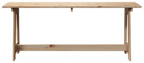 vidaXL Εξωτερικός Πάγκος 119x35x47 εκ Μασίφ Ξύλο Πεύκου