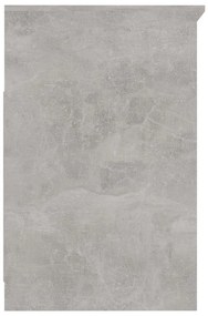 vidaXL Συρταριέρα Γκρι Σκυροδέματος 40x50x76 εκ. Επεξεργασμένο Ξύλο