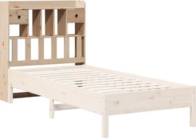 vidaXL Κεφαλάρι με Αποθ. Χώρο 75 εκ. από Μασίφ Ξύλο Πεύκου