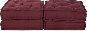 vidaXL Μονάδα Μοντέρνου Καναπέ 2 pcs Καφετί 140 x 70 x 36 εκ Ύφασμα