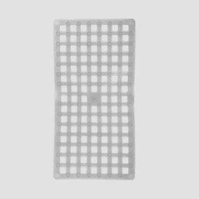 Πατάκι Αντιολισθητικό Square 00092.002 Clear 37X72 PVC