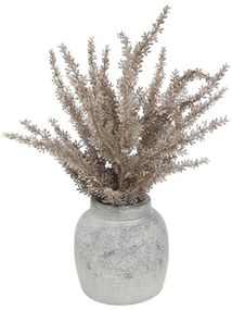 Τεχνητό Φυτό Σε Γλάστρα Pampas 832255 20,3x20,3x31,8cm Grey-Brown Ankor Ceramic