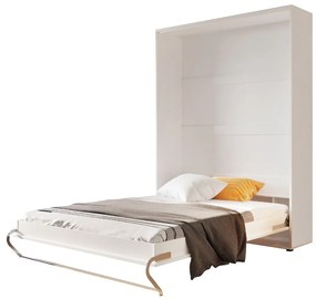 Σετ επίπλων Concept Pro Lenart AH145, Άσπρο, Πλαστικοποιημένη μοριοσανίδα, Τάβλες για Κρεβάτι, 140x200, Ενιαίος, Με κρεβάτι, Με πρόσθετο εξοπλισμό