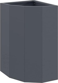 vidaXL Γωνιακό Ροδόδεντρο Ανθρακί 30 x 30 x 50 cm Ατσάλι