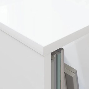 vidaXL Ράφι Περιοδικών Λευκό 35 x 30 x 45 εκ.