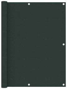 vidaXL Διαχωριστικό Βεράντας Σκούρο Πράσινο 120x600 εκ. Ύφασμα Oxford