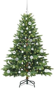 vidaXL Τεχνητό Χριστουγεννιάτικο Δέντρο Πράσινο 150 cm ΠΕ και PVC