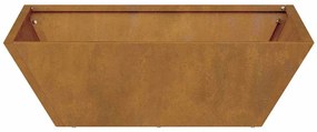 vidaXL Γλάστρα Κήπου Σκ rusty 50 x 50 x 15 cm