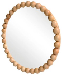 Καθρέπτης Τοίχου Specio Φυσικό Ξύλο Φ60x4.5εκ. 60x4.5x60 εκ.