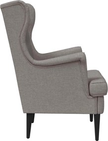 vidaXL Πολυθρόνα Taupe Ύφασμα