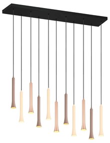 Φωτιστικό Κρεμαστό Trio Lighting FIATO 352011117 Μαύρο Ματ (Black Mat) 2300+3000+4000K