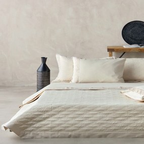 Σεντόνια Coraline (Σετ 4τμχ) Ivory Kentia Queen Size 240x270cm 100% Cotton Satin