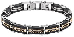 Βραχιόλι Senza Men&#039;s Steel Double Face