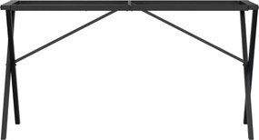 vidaXL Πόδια Τραπεζαρίας σε Σχήμα «X» 140x60x73 εκ. Ατσάλι