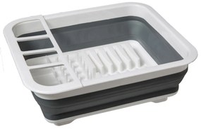 Πτυσσόμενο Στραγγιστήρι Πιάτων (36.5x31.5x13) F-V Retractable Drainer Grey 169156