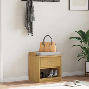vidaXL Πάγκος διαδρόμου "SANDNES" 45x40x50 εκ.Πεύκο μασίφ ξύλο