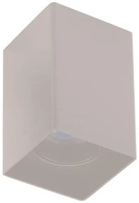 ΦΩΤΙΣΤΙΚΟ ΟΡΟΦΗΣ ΤΕΤΡΑΓΩΝΟ GU10 80X80X125 ΠΛΑΣΤΙΚΟ ΛΕΥΚΟ BOXI Eurolamp 145-25025