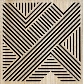3D Πάνελ Τοίχου Ξύλινο (58x58) A-S Eileen Cross 215587