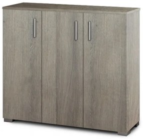 Παπουτσοθήκη-ντουλάπι σε χρώμα σταχτί 100x36x92 500-00265