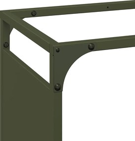 vidaXL Ράφι Καυσόξυλων 90x28x65 εκ. Χάλυβας ψυχρής έλασης