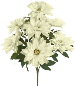 Τεχνητό Μπουκέτο Χρυσάνθεμα 00-00033-8 71cm Ecru Marhome Συνθετικό Υλικό