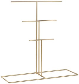 Βάση Κοσμημάτων 498HFT1206 40x15x41cm Gold Aberto Design Metal