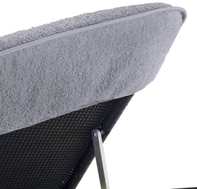 vidaXL Πετσέτες Θαλάσσης 4 τεμ. Γκρι 60 x 135 εκ. Ύφασμα 400 GSM