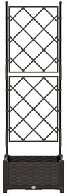 vidaXL Κηποτινάκι με Τρέλα Καφέ 40 x 40 x 125.5 εκ. PP
