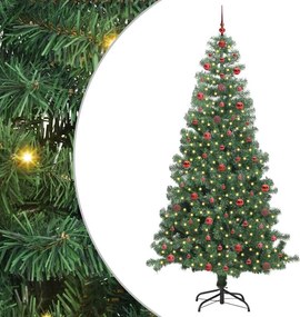 vidaXL Χριστουγεννιάτικο Δέντρο Πράσινο 240 cm PVC