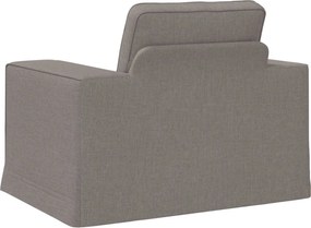 vidaXL Καναπές 60cm Taupe Μέταλλο