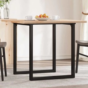 vidaXL Πόδια Τραπεζαρίας σε Σχήμα «Ο» 60x60x73 εκ. Ατσάλι