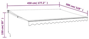 ΤΕΝΤΑ ΠΤΥΣΣΟΜΕΝΗ ΜΠΛΕ ΚΑΙ ΛΕΥΚΗ 4,5 X 3 Μ. ΎΦΑΣΜΑ ΚΑΙ ΑΛΟΥΜΙΝΙΟ 3154424