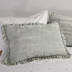 Ζεύγος Μαξιλαροθήκες (52x72) Nef-Nef Homeware Elements Sirion Mint Grey