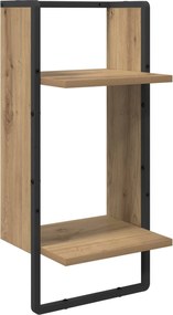 vidaXL Σετ ραφιών τοίχου με ράφι 4 pcs Artisan Oak 65 x 25 x 30 cm