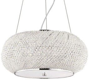 Φωτιστικό Οροφής Pasha' 082158 45x25/234cm 6xE14 40W Chrome Ideal Lux