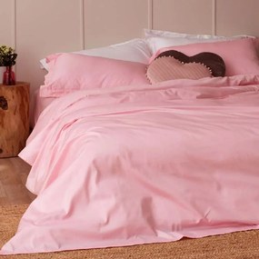 Σεντόνι Luxe Sateen Rose Palamaiki Queen Size 240x270cm 100% Βαμβακοσατέν