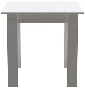 Τραπέζι Manka I μελαμίνη σε λευκή απόχρωση 80x80x77εκ 80x80x77 εκ.
