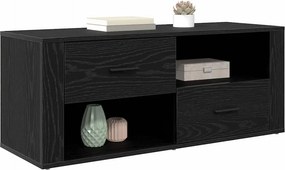 vidaXL Ντουλάπι TV Μαύρη Οξυά 100 x 35 x 40 εκ Επεξεργασμένο ξύλο
