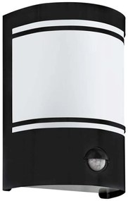 Φωτιστικό Τοίχου - Απλίκα 99566 Cerno E27/1 Με Αισθητήρα Black-White Eglo