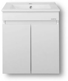 ΠΑΓΚΟΣ OMEGA WHITE 65 3BOM065GLN Πάγκος 61x44x57cm, Νιπτήρας 65x45cm  3BOM065GLN