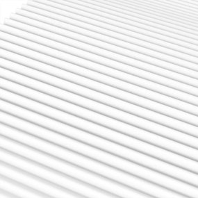 vidaXL Στρώμα Αφρού Σκληρότητα H2 H3 Λευκό 120 x 200 εκ.