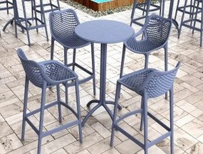 Σκαμπώ πολυπροπυλένιου Air Bar 75 Σκ.Γκρί