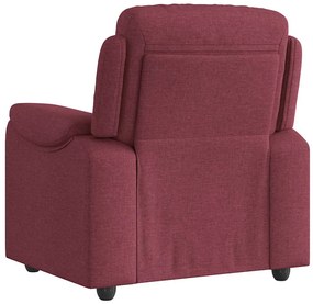 vidaXL Πολυθρόνα Ανακλινόμενη Μπορντό Υφασμάτινη
